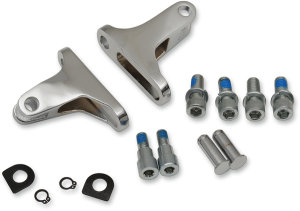 Short Passenger Footpeg Mount Kit Silver