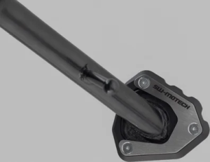 Extensie pentru piciorul suportului lateral, negru, argintiu