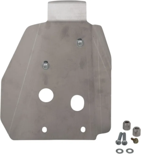 MOOSE RACING Aluminum Skid Plate Silver 