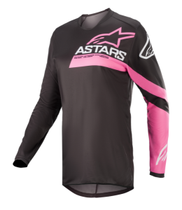 Tricou dama Alpinestars Stella Fluid Chaser Black/Pink