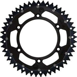 MOOSE RACING Pinion dublu, negru , nordicamoto.ro