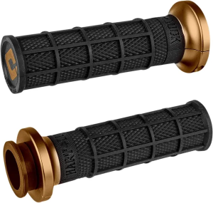 Indian Hart-luck Signature V-twin Lock-on Grips Black