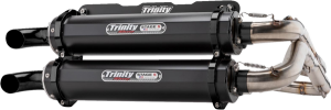 Stage 5 Dual Exhaust System Black, Brushed, Cerakote®, 1, nordicamoto.ro