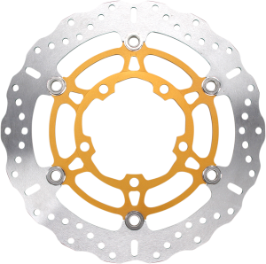 Pro-lite Xc Contour Brake Rotor Aluminum, Gold, Silver, 1, nordicamoto.ro