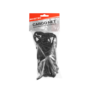 Plasă de bagaje moto Biketec 4 mm, 25 x 25 cm, cu 4 cârlige