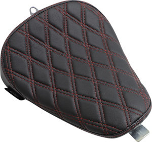 Bobber Solo Seat Black, Red, 1, nordicamoto.ro
