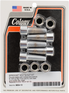 Rotor, Sprocket And Belt Mounting Hardware Kit Silver