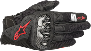 Manusi Piele Alpinestars Smx-1 Air V2 Negru/ Rosu