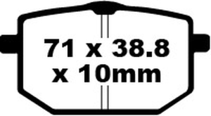 Fa Series Organic Brake Pads, 1, nordicamoto.ro