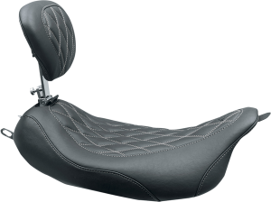 Wide Tripper Solo Seat With Removable Driver Backrest Black, 2, nordicamoto.ro