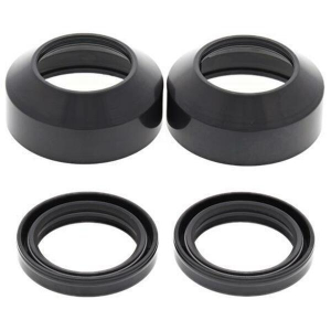 Set garnitură de ulei/garnitură antipraf pentru furcă, negru, 1, nordicamoto.ro
