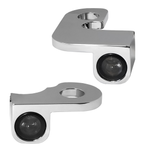Nano Series Handlebar Turn Signals Chrome, 2, nordicamoto.ro