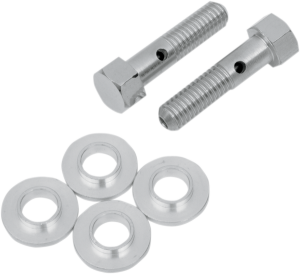 Twin Cam Breather Bolt Kit Chrome