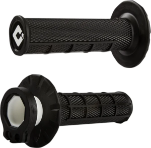 Mânere V2 Waffle Lock-on, negru, 1, nordicamoto.ro
