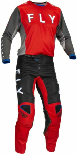 Combo Echipament Mx/Enduro Fly Kinetic Kore Rosu/Gri