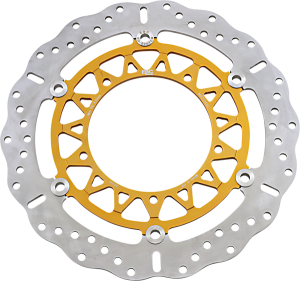 Pro-lite Xc Contour Brake Rotor Aluminum, Gold, Silver, 1, nordicamoto.ro