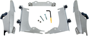 Fats/slim Windshield Trigger-lock Complete Mount Kit Polished, 1, nordicamoto.ro
