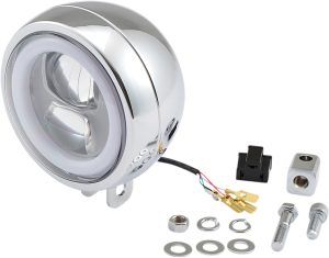 Headlight Capsule Chrome, 2, nordicamoto.ro