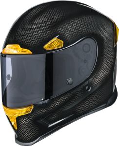 ICON Airframe Pro Carbon 4tress Helmet Yellow, nordicamoto.ro