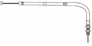 Sno Pro BRAKE CABLE 872 MM 813 MM, 1, nordicamoto.ro