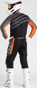 Pantaloni THOR Launchmode Vented Raid Black/Gray 34, 2, nordicamoto.ro