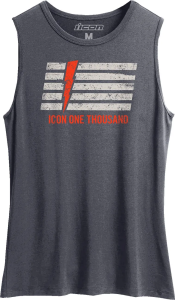 Tricou Dama Icon Invasion Stripe Gray