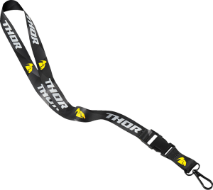 Lanyard Thor Black/Gray/Yellow