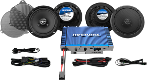 Speaker And Amplifier Kit Black, Blue