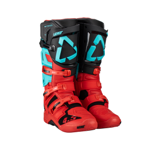 Cizme Leatt 4.5 Fuel Black/Red/Blue