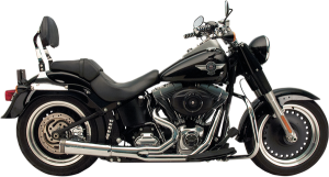 Fatshot 2-into-1 Softail Exhaust Chrome