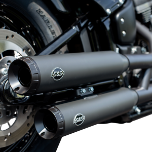 Grand National Race Slip-on Mufflers Black