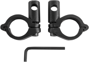 Replacement Round Windshield Handlebar Clamp Kit Black