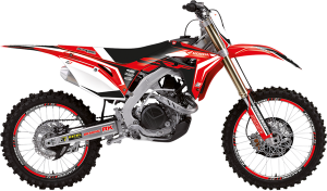 Graphics Kit With Seat Cover Black, Red, 3, nordicamoto.ro