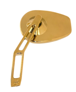 Micro Mirror W/v2 Cut-out Stem Gold, 1, nordicamoto.ro
