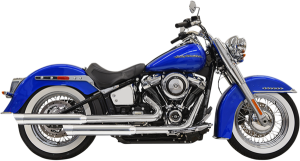 Staggered Dual Exhaust System Chrome, 1, nordicamoto.ro