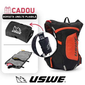 Rucsac Hidratare USWE Moto Hydro 4L Factory Orange, nordicamoto.ro