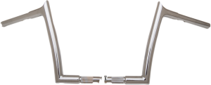 1-1/4(r) Ez Install Pointed Top Handlebar Silver, 2, nordicamoto.ro
