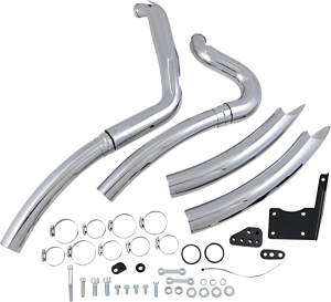 Big Radius 2:2 Exhaust System Chrome 