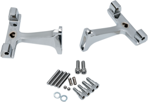 Passenger Floorboard Mounts For Dressers Silver