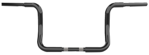 Twin Round Handlebar Black, 1, nordicamoto.ro