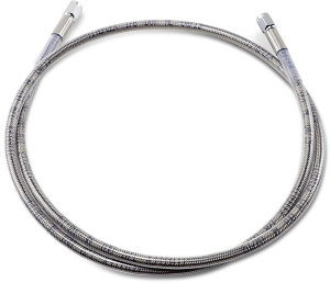 Universal Brake Line Silver, Clear-coated