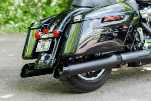 4-1/2(r) Mk45 Cutlass Performance Mufflers Black, 4, nordicamoto.ro