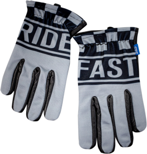 Ride Fast Gloves Gray