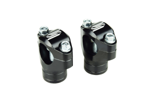 Bar Mounts For Oem Triple Clamps Black, Silver