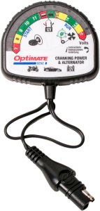 Optimate Test Cranking & Alternator Black, White, 1, nordicamoto.ro