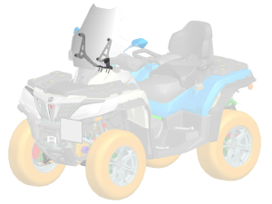 PARBRIZ FAȚĂ ATV CFMOTO CFORCE 850 / 800 XC / 1000, 4, nordicamoto.ro