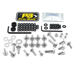 Fairing Bolt Kit For Kawasaki Silver, 1, nordicamoto.ro