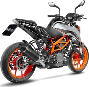 Tobă de eșapament LeoVince LV One Evo Carbon Slip-On pentru KTM 390 Duke (2024-2025), 5, nordicamoto.ro