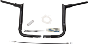 1-1/2(r) Ez Install Pointed Top Handlebar Kit Black, 3, nordicamoto.ro