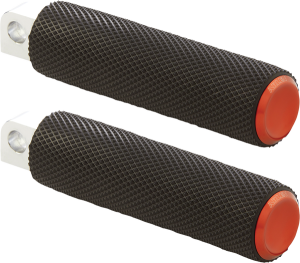 Knurled Footpegs Orange, 1, nordicamoto.ro